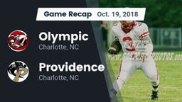 Recap: Olympic  vs. Providence  2018