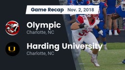 Recap: Olympic  vs. Harding University  2018