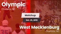 Matchup: Olympic vs. West Mecklenburg  2019