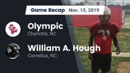 Recap: Olympic  vs. William A. Hough  2019
