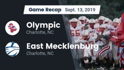 Recap: Olympic  vs. East Mecklenburg  2019