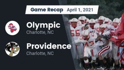 Recap: Olympic  vs. Providence  2021