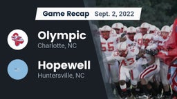 Recap: Olympic  vs. Hopewell  2022