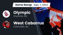 Recap: Olympic  vs. West Cabarrus  2023
