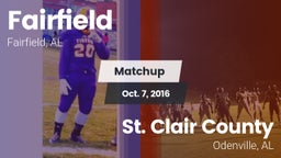 Matchup: Fairfield vs. St. Clair County  2016