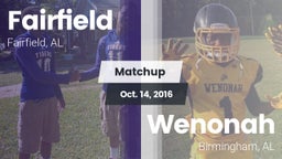 Matchup: Fairfield vs. Wenonah  2016