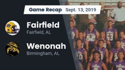 Recap: Fairfield  vs. Wenonah  2019