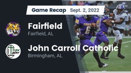 Recap: Fairfield  vs. John Carroll Catholic  2022