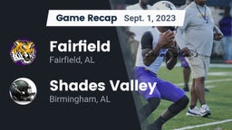 Recap: Fairfield  vs. Shades Valley  2023