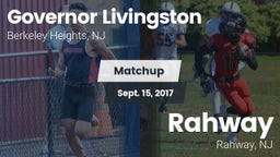 Matchup: Governor Livingston vs. Rahway  2017