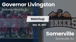 Matchup: Governor Livingston vs. Somerville  2017