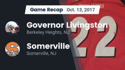 Recap: Governor Livingston  vs. Somerville  2017