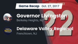 Recap: Governor Livingston  vs. Delaware Valley Regional  2017