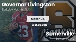 Matchup: Governor Livingston vs. Somerville  2018