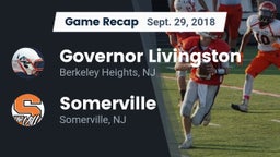 Recap: Governor Livingston  vs. Somerville  2018