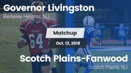 Matchup: Governor Livingston vs. Scotch Plains-Fanwood  2018