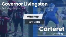 Matchup: Governor Livingston vs. Carteret  2018