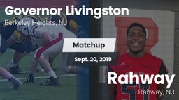 Matchup: Governor Livingston vs. Rahway  2019