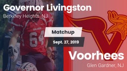 Matchup: Governor Livingston vs. Voorhees  2019