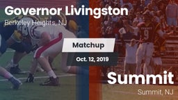 Matchup: Governor Livingston vs. Summit  2019