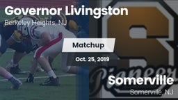 Matchup: Governor Livingston vs. Somerville  2019