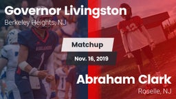 Matchup: Governor Livingston vs. Abraham Clark  2019
