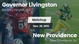 Matchup: Governor Livingston vs. New Providence  2019