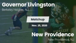 Matchup: Governor Livingston vs. New Providence  2020