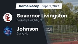 Recap: Governor Livingston  vs. Johnson  2022