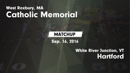 Matchup: Catholic Memorial vs. Hartford  2016