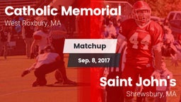 Matchup: Catholic Memorial vs. Saint John's  2017