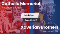 Matchup: Catholic Memorial vs. Xaverian Brothers  2017