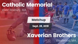 Matchup: Catholic Memorial vs. Xaverian Brothers  2018