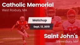 Matchup: Catholic Memorial vs. Saint John's  2019