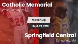 Matchup: Catholic Memorial vs. Springfield Central  2019