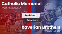 Matchup: Catholic Memorial vs. Xaverian Brothers  2019