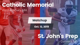 Matchup: Catholic Memorial vs. St. John's Prep 2019