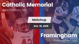 Matchup: Catholic Memorial vs. Framingham  2019