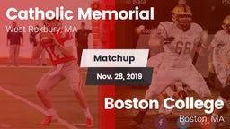 Matchup: Catholic Memorial vs. Boston College  2019