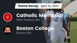 Recap: Catholic Memorial  vs. Boston College  2021