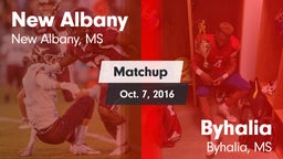 Matchup: New Albany vs. Byhalia  2016