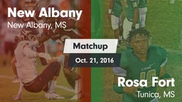Matchup: New Albany vs. Rosa Fort  2016