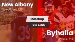 Matchup: New Albany vs. Byhalia  2017