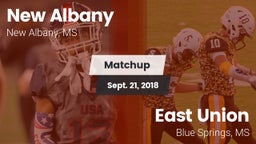 Matchup: New Albany vs. East Union  2018