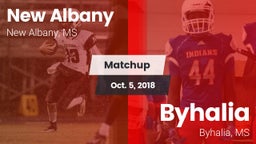 Matchup: New Albany vs. Byhalia  2018