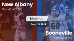 Matchup: New Albany vs. Booneville  2019