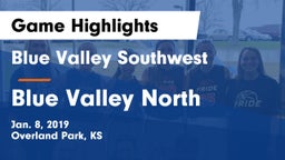 Blue Valley Southwest  vs Blue Valley North Game Highlights - Jan. 8, 2019