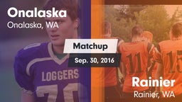 Matchup: Onalaska vs. Rainier  2016