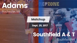 Matchup: Adams vs. Southfield A & T 2017