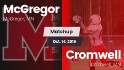 Matchup: McGregor vs. Cromwell  2016